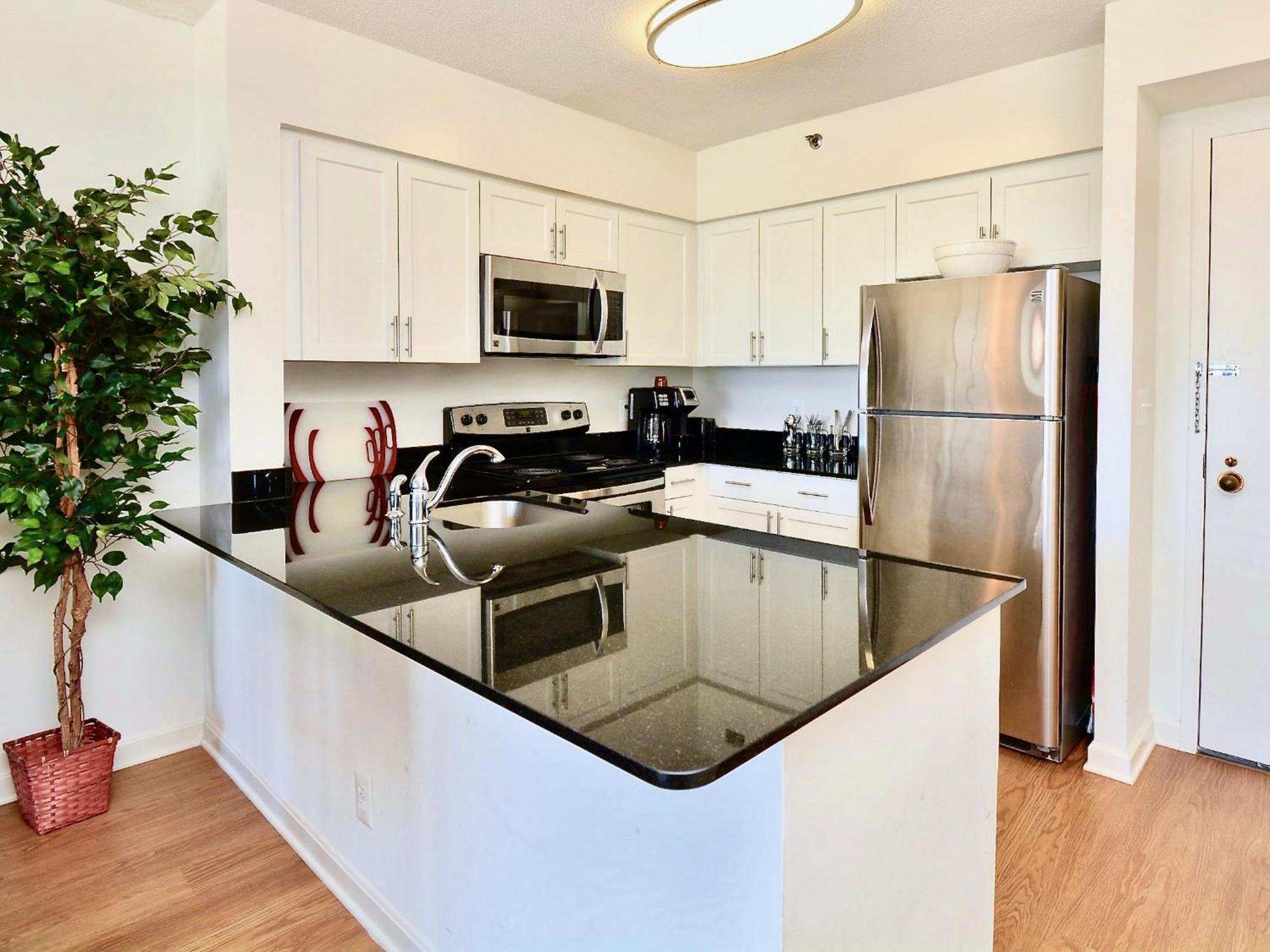 Apartamento Executive At Crystal - 1br, Metro, Gym, Pool, Sauna, 2 Queen Beds